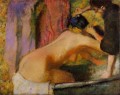 mujer en su baño Edgar Degas